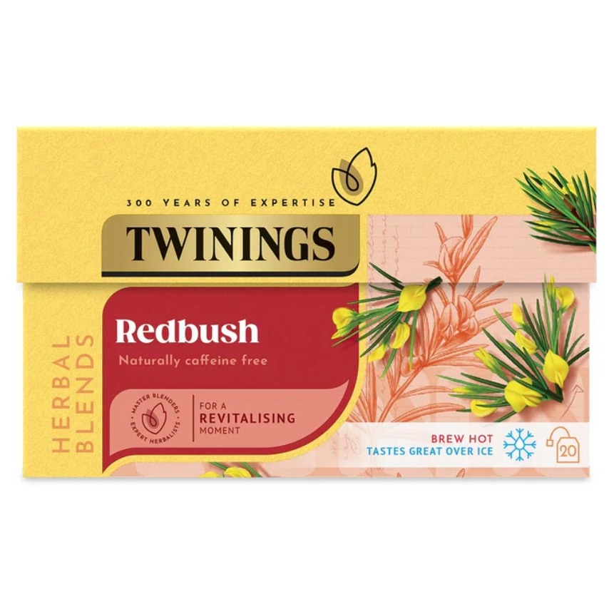 Twinings Redbush Rooibos String Tag & Envelope Tea Bags (20)