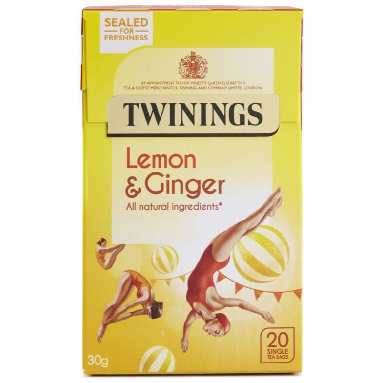 Twinings Lemon and Ginger String Tag and Envelope Tea Bags 20