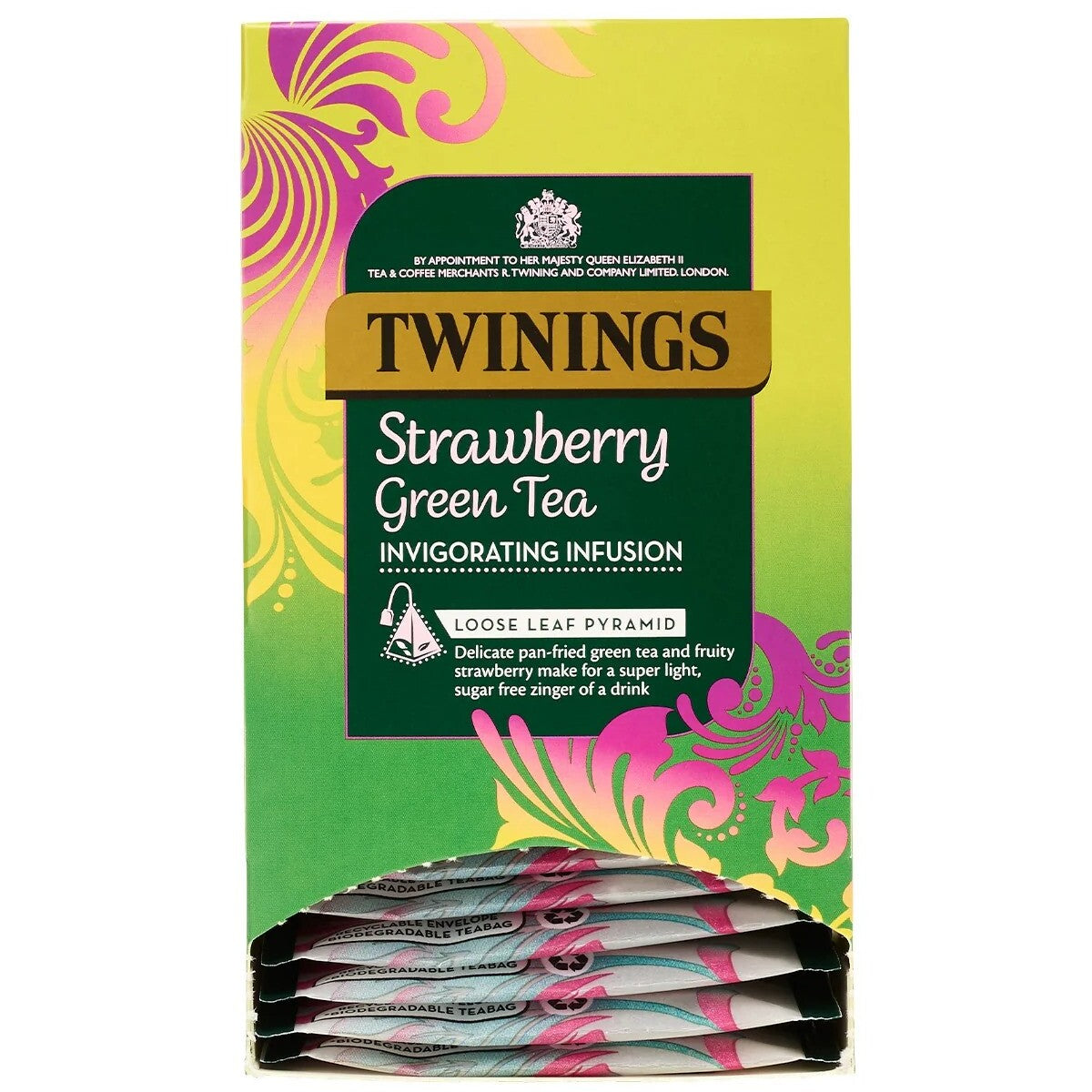 Twinings Strawberry Green Tea Bags 15