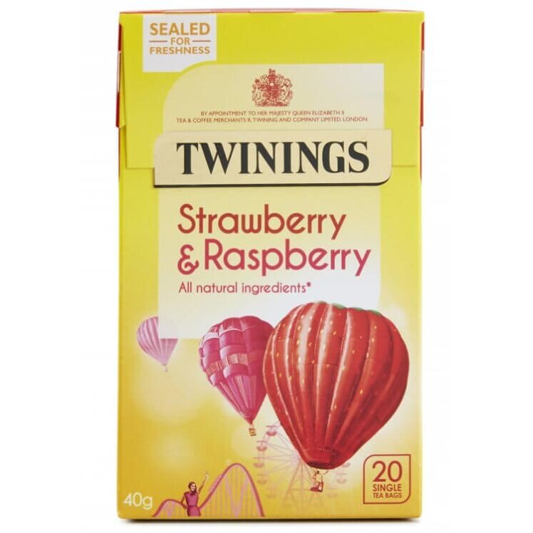 Twinings Strawberry and Raspberry Tea Bags 20