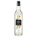 A bottle of 183 Maison Matrio France Gomme Cane syrup, featuring a clear glass bottle with a white and black label decorated with orange and green floral illustrations, set against a plain white background.