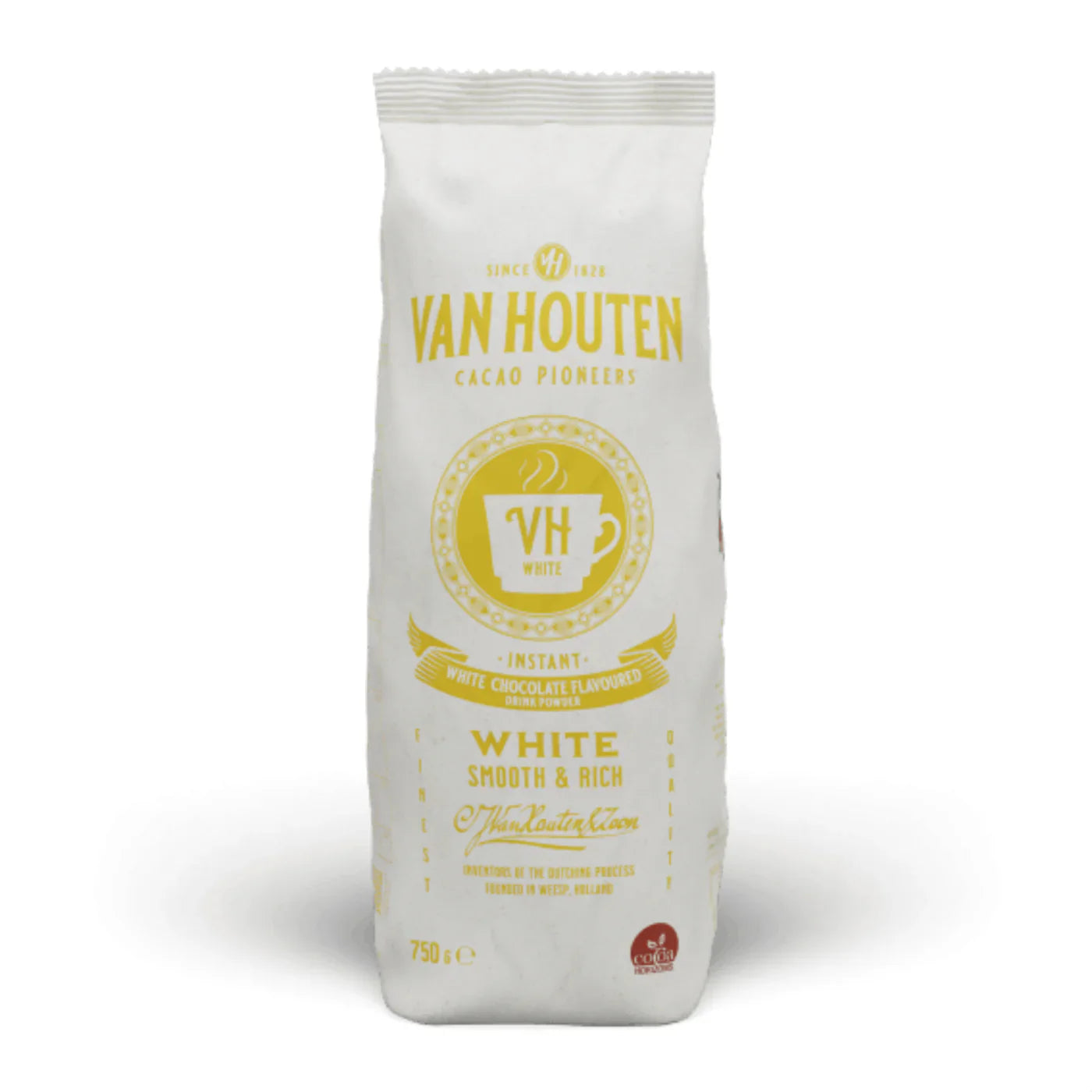 Van Houten White Vending Chocolate 750g