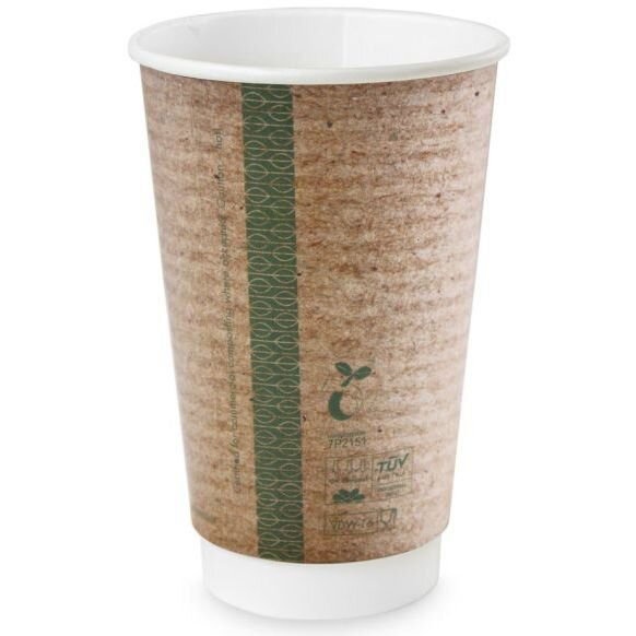Vegware 16oz Double Wall Coffee Cups