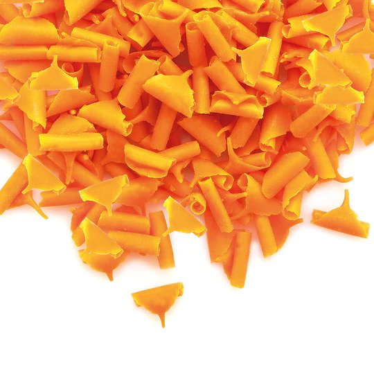 White Chocolate Orange Flavoured Blossom Curls 1kg