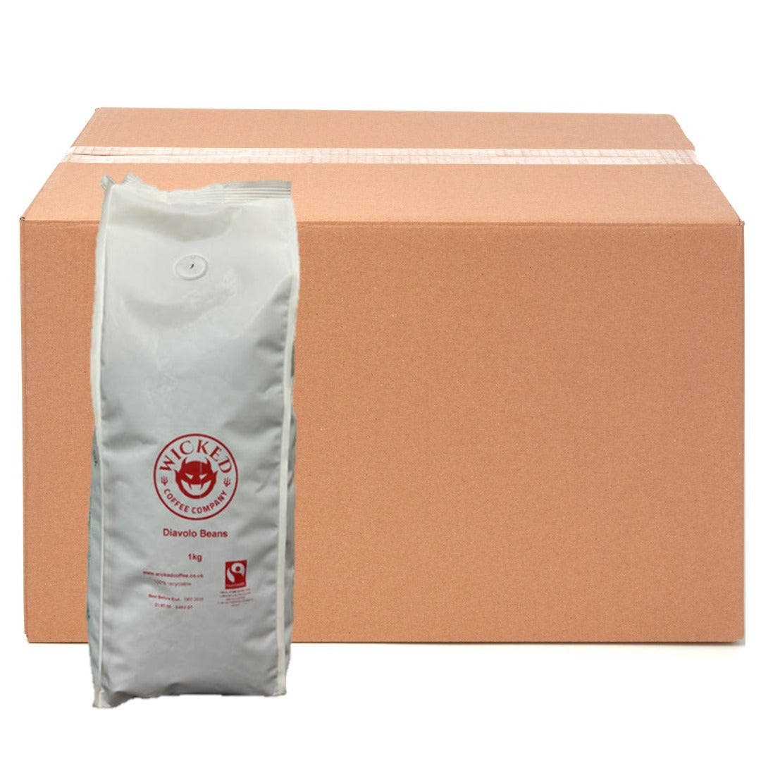 Wicked Diavolo Coffee Beans (20 x 1kg) - £11.99/kg