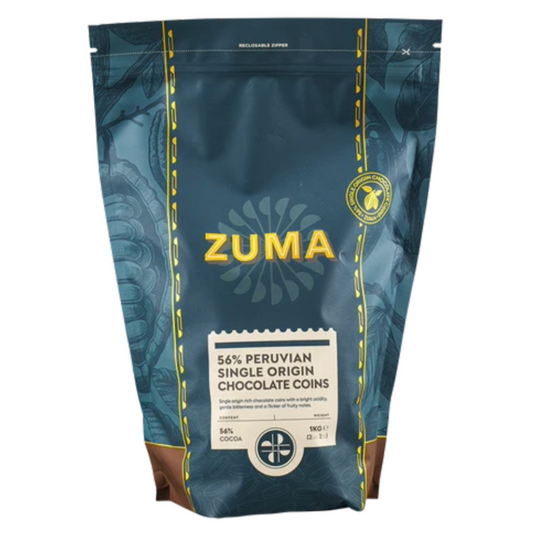 Zuma 56% Cocoa Peruvian Chocolate Coins 