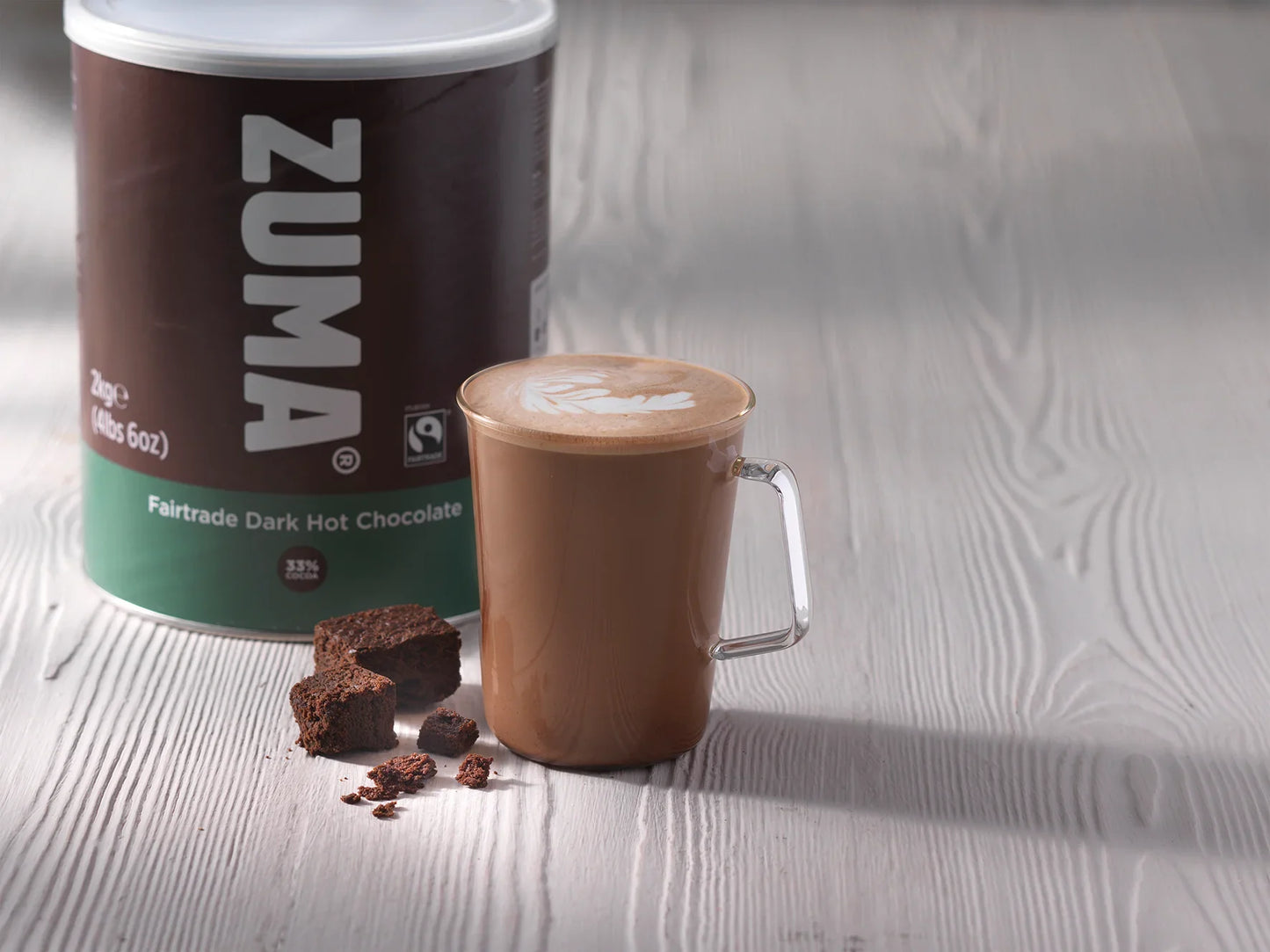 Zuma Fairtrade Dark Hot Chocolate (2Kg)