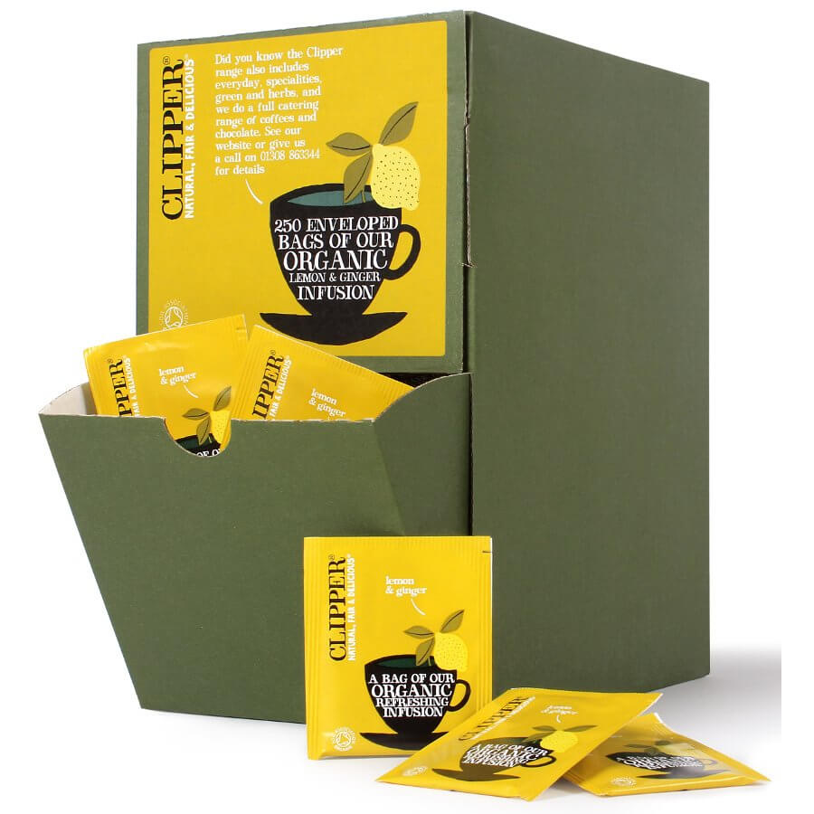 Clipper Lemon Ginger Teabags