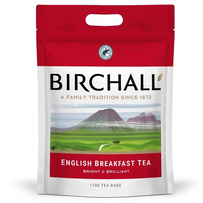 Birchall Fairtrade English Breakfast 1 Cup Tea Bags (1100)
