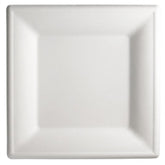 Bagasse Sugarcane Biodegradable Compostable Square Plate 15cm (125)