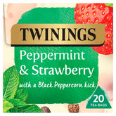 Twinings Peppermint & Strawberry Tea Bags (20)