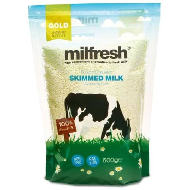 Leche desnatada en polvo granulada Milfresh Gold Superior (10 x 500 g) 