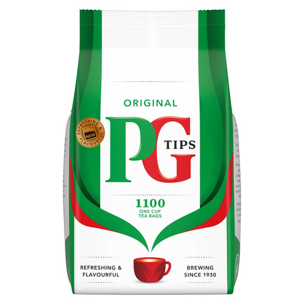 Regular Pg Tea PG Tips One Cup Catering Tea Bags | Pack of 1100 Teabags – Bulk Coffee