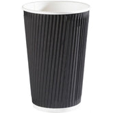 16oz Black Ripple Cups (500)