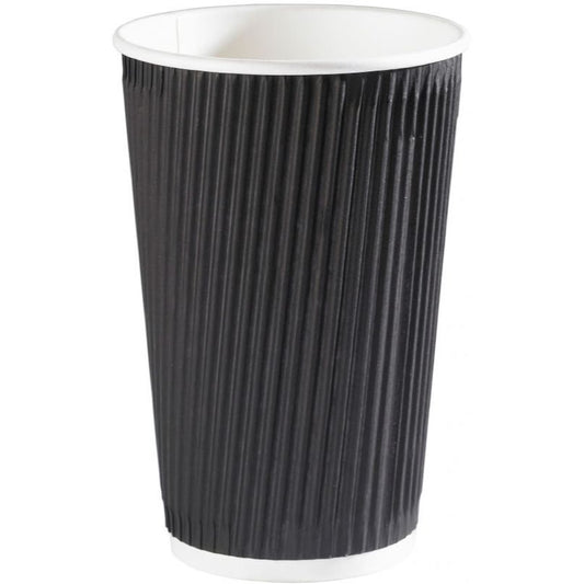 16oz Black Ripple Cups (500)